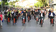 Konya’da aynı anda binlerce kişi pedal çevirdi