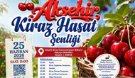 Akşehir'de Kiraz Hasat Şenliği düzenlenecek
