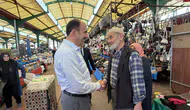 Başkan Altay, Karkent Pazarı’nda vatandaşlarla buluştu