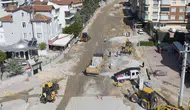 Küçükkumköprü Caddesinde altyapı çalışmaları sürüyor