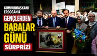 Cumhurbaşkanı Erdoğan'a gençlerden Babalar Günü sürprizi