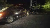 Konya'da elektrik direğine çarpan otomobildeki 1 kişi yaralandı