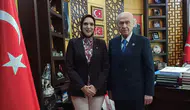 MHP’li Güzide Çıpan, Devlet Bahçeli ile bir araya geldi!