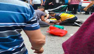 TIR'ın altında kalan yaya ağır yaralandı