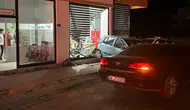 Konya'da otomobil park halindeki araçlara çarptı