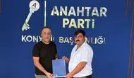 Anahtar Parti Yunak İlçe Başkanlığına Hasan Şahin atandı