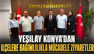Yeşilay Konya'dan ilçelere bağımlılıkla mücadele ziyaretleri