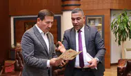 Karatay'da Filistin mesajı: Başkan Kılca, Halhul heyetini ağırladı