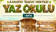 Karatay Tabiat Mektebi Yaz Okulu kayıtları başladı