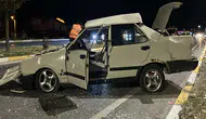Otomobil karşı şeride geçip, takla attı: 1'i ağır 3 yaralı