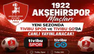 1922 Akşehirspor maçları canlı yayınlanacak
