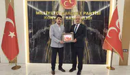 Kongre sonrası ilk ziyaret: MHP Meram İlçe yönetimi İl Başkanlığında!