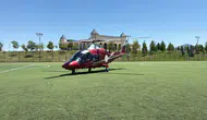 Konya'da hava ambulansı mide kanaması geçiren hasta için havalandı