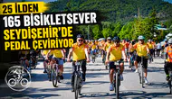 25 ilden 165 bisikletsever Seydişehir’de pedal çeviriyor