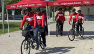 Konya’dan Ankara’ya şehitler için pedal çevirdiler