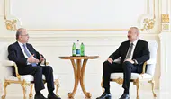 Azerbaycan Cumhurbaşkanı Aliyev, Filistin Başbakanı Mustafa'yı kabul etti