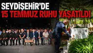 Seydişehir'de 15 Temmuz ruhu yaşatıldı