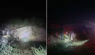 Uyuşturucu şüphelileri polisten kaçarken kaza yaptı