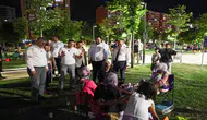 Başkanlar, Şefikcan Parkı’nda vatandaşlarla bir araya geldi
