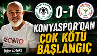 Uğur Özteke Konyaspor-Rizespor karşılaşmasını değerlendirdi