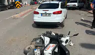 Seydişehir'de otomobil ile motosiklet çarpıştı! 1 yaralı