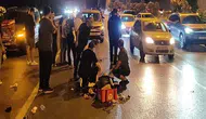 Kontrolden çıkan motosiklet devrildi: 2 yaralı