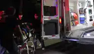 Motosikletten düşen sürücü yaralandı