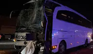 İki yolcu otobüsü çarpıştı: 13 yaralı