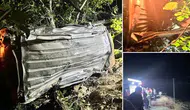 Araç uçuruma yuvarlandı: 4 ölü, 5 yaralı