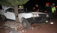 Konya'da otomobilin refüjdeki ağaca çarptığı kazaza 1 kişi öldü