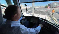 Konya’nın beklediği tramvay hattında ilk sürüşü Başkan Altay yaptı