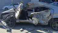 Beton mikseri ile otomobil çarpıştı: 5 yaralı