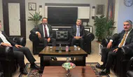 Konya heyeti Ankara’da buluştu: Hazım Aslancı ile samimi görüşme