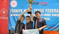 Karatay’ın minik raketleri Muğla’da tarih yazdı! Şampiyonluk Konya’ya geldi