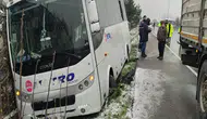 Otobüs, yol kenarındaki kazazedelere çarptı; 1 ölü, 3 yaralı