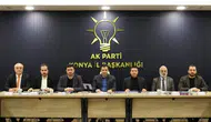 Konya’da AK Parti İl yönetimi sahayı masaya yatırdı