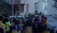 İstanbul Maltepe'de 6 katlı binanın 2 katı çöktü