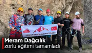 Meram Dağcılık zorlu eğitimi tamamladı