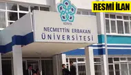 NECMETTİN ERBAKAN ÜNİVERSİTESİ