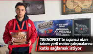 TEKNOFEST'te üçüncü olan takım yerli motor çalışmalarına katkı sağlamak istiyor