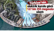 Türkiye'nin elektrik kurulu gücü 127 bin 355 megavata ulaştı