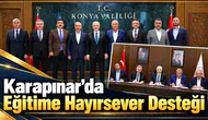 Karapınar’da Eğitime Hayırsever Desteği