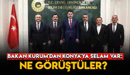 Bakan Kurum'dan Konya'ya selam var: Ne görüştüler?