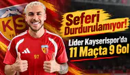 Seferi Durdurulamıyor! Lider Kayserispor’da 11 Maçta 9 Gol