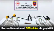 Roma dönemine ait 529 sikke ele geçirildi