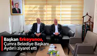 Başkan Erkoyuncu Çumra Belediye Başkanı Aydın'ı ziyaret  etti!