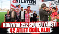 Konya’da 252 sporcu yarıştı! 42 atlet ödül aldı
