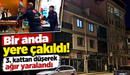Bir Anda Yere Çakıldı! 3. Kattan Düşerek Ağır Yaralandı