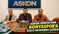 ASKON KONYA’DAN KONYASPOR’A GÜÇLÜ DAYANIŞMA ÇAĞRISI