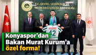 Konyaspor’dan Bakan Murat Kurum’a özel forma!